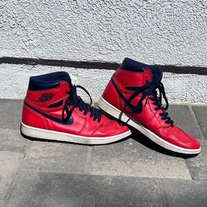 Size 9.5 - Air Jordan 1 Retro OG High David Letterman